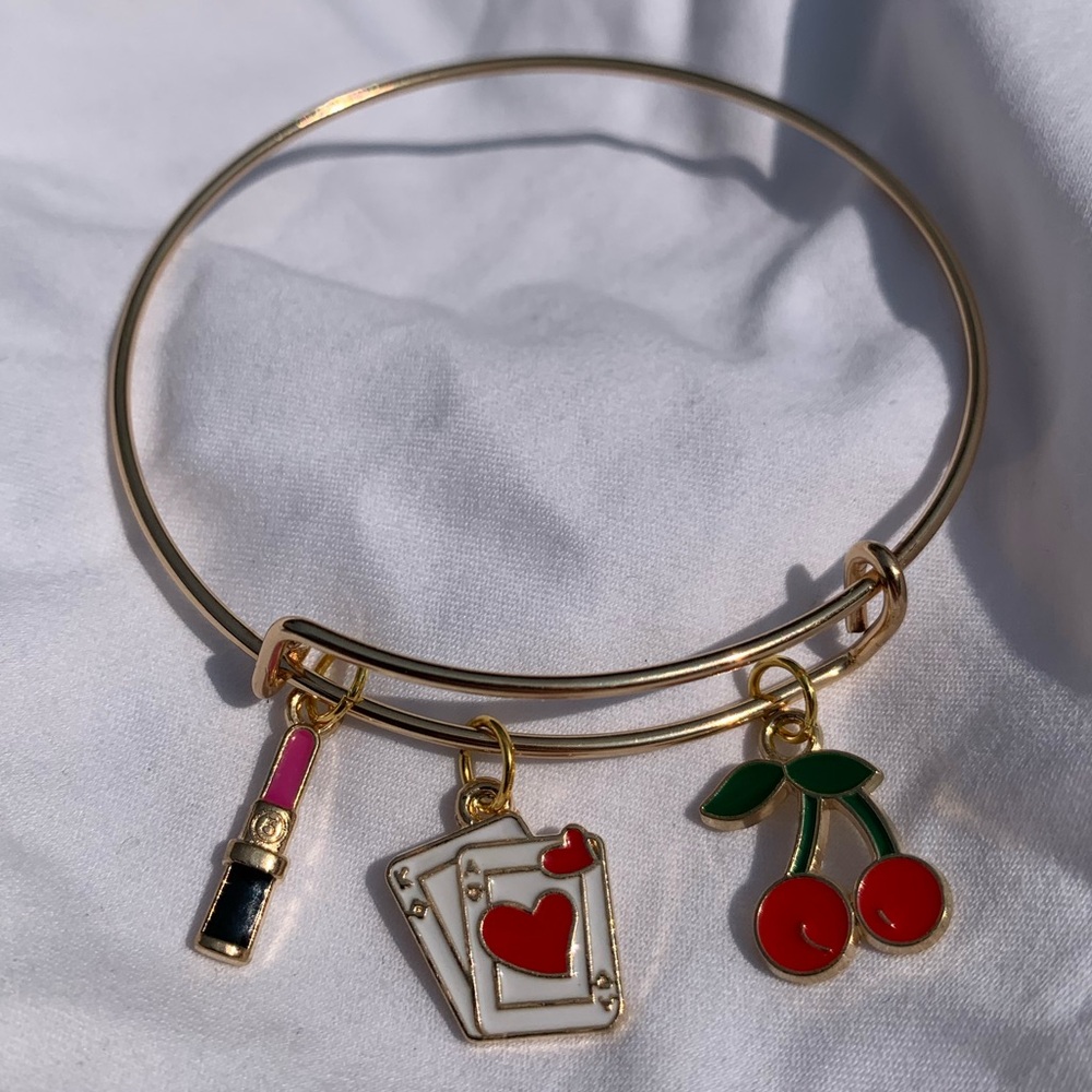 Brand New! Handmade! Adjustable Charm Bracelet - Picture 2 of 5
